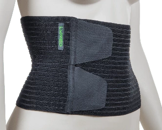 Abdominal support bandage, light supportive model